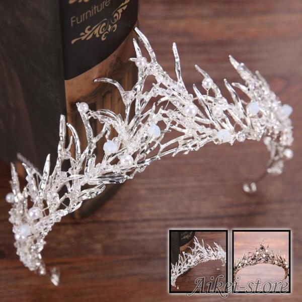 検索ワード：髪飾り　ティアラ　王冠　かんざし　 ヘアアクセサリー 　花嫁　レディース　ヘアアレンジ　花 フラワー　髪留め 　ヘッドアクセ　結婚式　かわいい　フォーマル　　大人　母の日　誕生日　可愛い　花冠　ウエディング　花かんむり　手作り　...
