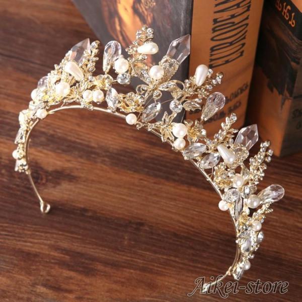 検索ワード：髪飾り　ティアラ　王冠　かんざし　 ヘアアクセサリー 　花嫁　レディース　ヘアアレンジ　花 フラワー　髪留め 　ヘッドアクセ　結婚式　かわいい　フォーマル　　大人　母の日　誕生日　可愛い　花冠　ウエディング　花かんむり　手作り　...