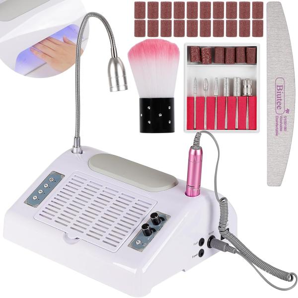 ネイル集塵機 5in1 ネイルダストコレクター ライト付 ネイル