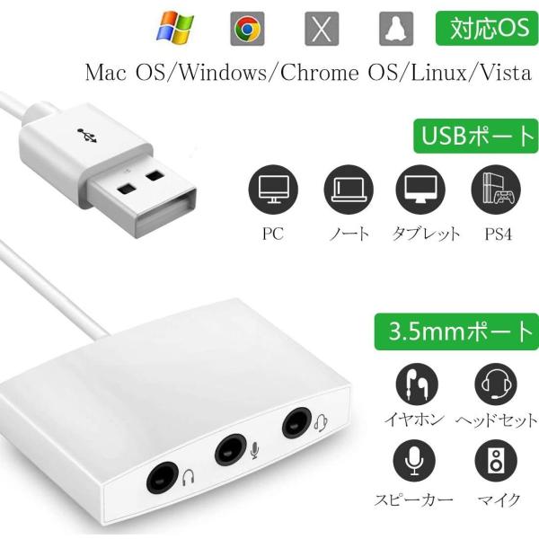 外付けサウンドカード 数量限定キャンペーン Iseebiz Usbサウンドカード Usb オーディオ 変換アダプタ3 5mm 7 1ch 4極 Trrs ミニジャック ヘッドホン マイク端子 Buyee Buyee Japanischer Proxy Service Kaufen Sie Aus Japan
