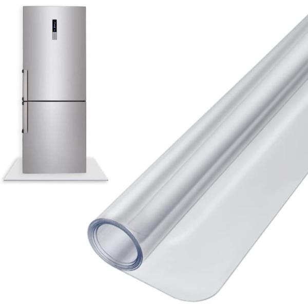 /耐久性や耐熱性もより一層アップ！床保護・透明マット 従来品（1.5mm）より厚みのある2mmの素材にしました。耐荷重は約400kg⇒ほとんどの冷蔵庫に対応できます☆彡 四隅は怪我をしないよう滑らかに加工しています。/傷つきにくいPVC素材...