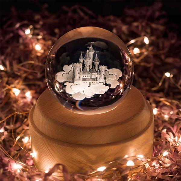 クリスタルオルゴール ボール型 プレゼント 光る インテリア おしゃれ 間接照明 ベッドサイドランプ Ledライト ギフトケース付き Usb充電 Buyee Buyee Japanischer Proxy Service Kaufen Sie Aus Japan