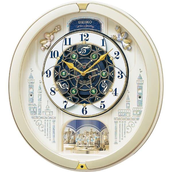 セイコー メロディ電波からくり掛時計(39曲入) RE579S ギフト お祝い