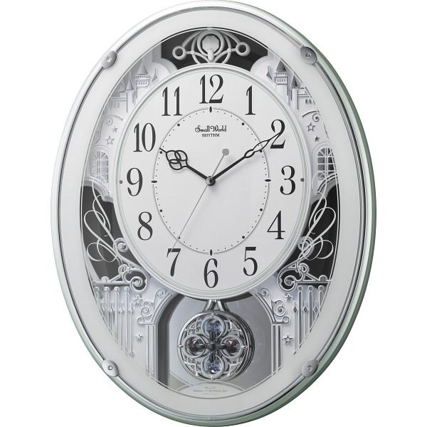 スモールワールド メロディ電波掛時計(18曲入) 4MN523RH05 ギフト