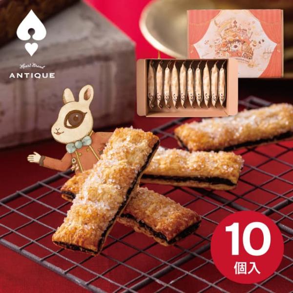 ●内容量：サクサクチョコパイ×10個●賞味期限：常温180日●アレルギー：乳・小麦●箱サイズ：約125×180×60mm●箱重量：約120g