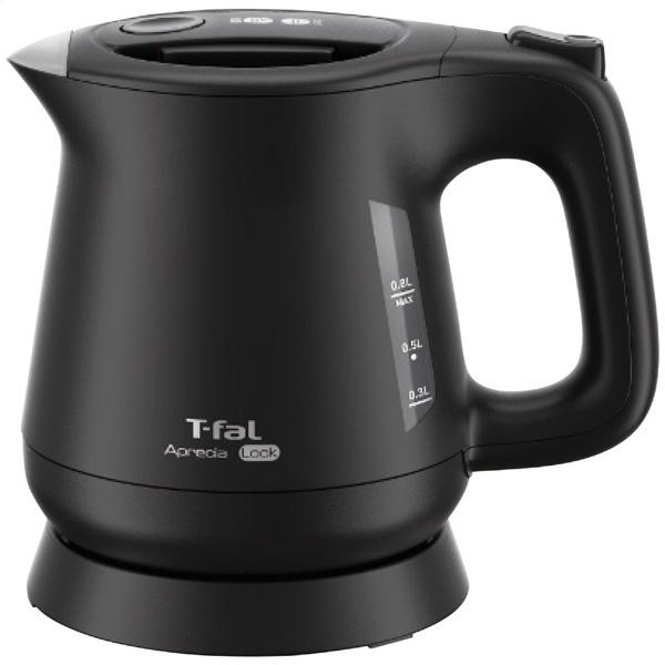 寒中見舞い ティファール アプレシア ロック 電気ケトル0.8L ブラック