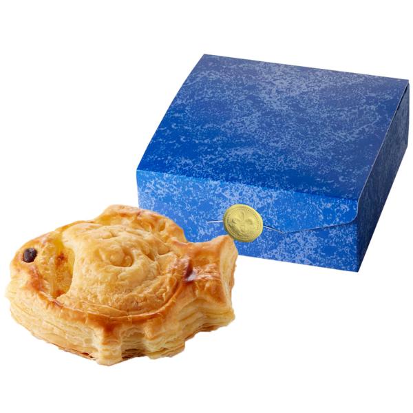 ●鯛型パイ（アップル+パイナップル）1個●商品サイズ：約11×11.5×2.5cm●賞味期限：20日間●箱サイズ：約14.5×14.5×5.5cm●アレルギー：小麦・卵・乳成分・大豆・りんご※お取り寄せ商品のため、お届けまでに約7~10日(...