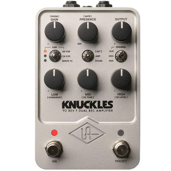 Universal Audio UAFX Knuckles '92 Rev F Dual Rec Amplifier ユニバーサルオーディオ ハイゲインペダル