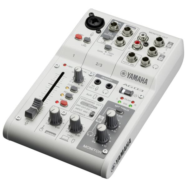 YAMAHA（ヤマハ） YAMAHA AG03MK2 W(White) Live Streaming Mixer 3