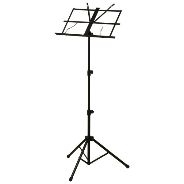 他サイト： ARIA AMS-40B スチール 譜面台 バネ式譜面押さえ付 ケース付 アリア Music Stand  ミュージックスタンドの商品画像