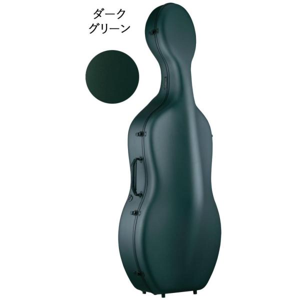 Carbon Mac CFC-2S S-GRN (ダークグリーン) チェロ ケース カーボン
