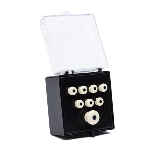 他サイト： Martin 18APP28 WHITE/BLACK ブリッジピン＆エンドピンセット マーチン 樹脂製の商品画像