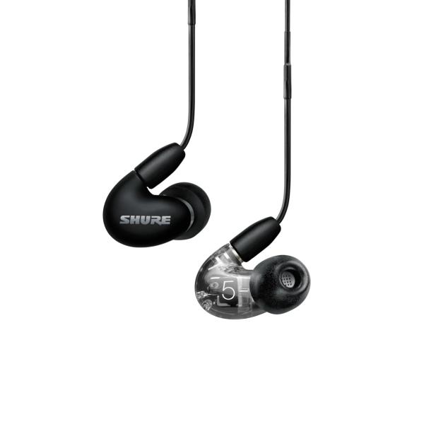 【ほぼ未使用】SHURE シュア AONIC 5 SE53BABK+UNI-A SHURE（シュア） SHURE SE53BABK+UNI-A / AONIC 5 高遮音性イヤホン