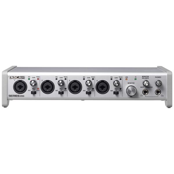 TASCAM SERIES 208i オーディオインターフェース 20 IN/8 OUT USB