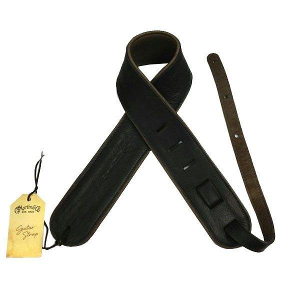 マーティン ストラップ　18A0029 楽天市場】MARTIN 18A0029 PREMIUM ROLLED LEATHER STRAP BK ギター