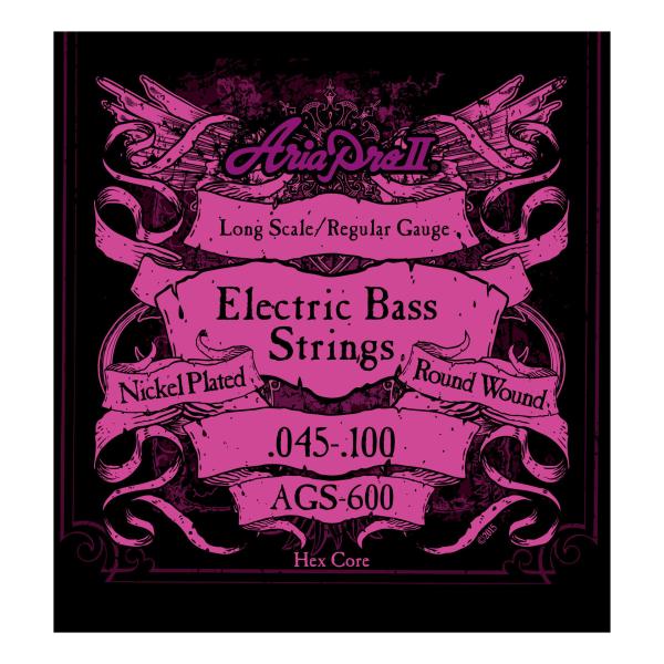 他サイト： [弦×1セット]ARIA AGS-600 エレキベース弦[45-100]/メール便発送・代金引換不可の商品画像