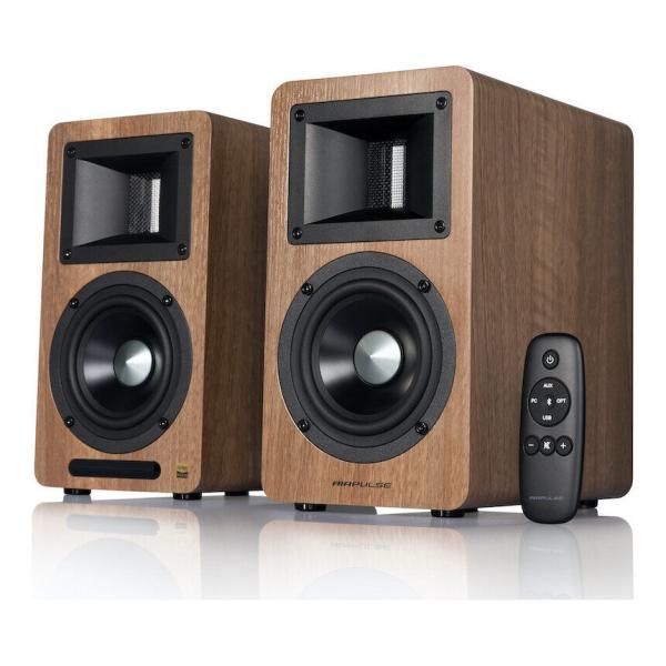 AIRPULSE A80 WALNUT/ペア DAC内蔵 アクティブ スピーカー : 愛 AIRPULSE A80 WALNUT/ペア DAC内蔵 アクティブ スピーカー : 愛