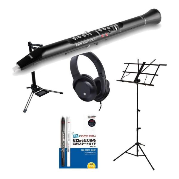 AKAI professional AKAI Professional EWI5000J/ヘッドホン+譜面台+