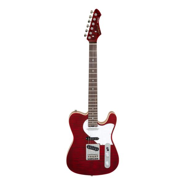 Aria ProII 615-AE200 SR (See-through Red) エレキギター/ギグバッグ付