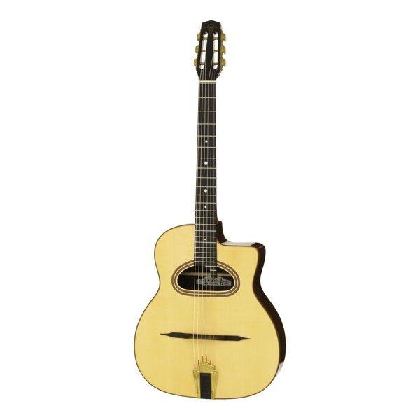 ARIA MM-100/D Natural(Gloss) マカフェリ スタイル アコースティックギター D-hole/ハードケース付
