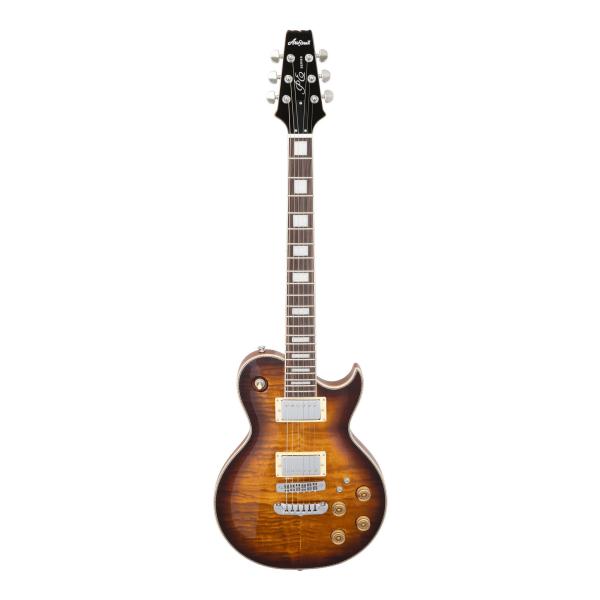 Aria ProII PE-700 BS(Brown Sunburst) フレイムメイプルトップ エレキギター/ケース付