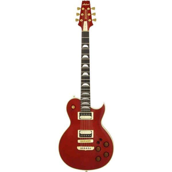 Aria ProII PE-R80/SR(See-through Red) エレキギター/ハードケース付