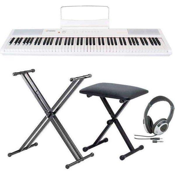 Artesia Performer 電子ピアノ 本体 スタンド付き artesia Performer/WH/スタンド+ヘッドホン+イス付 電子ピアノ ベロ