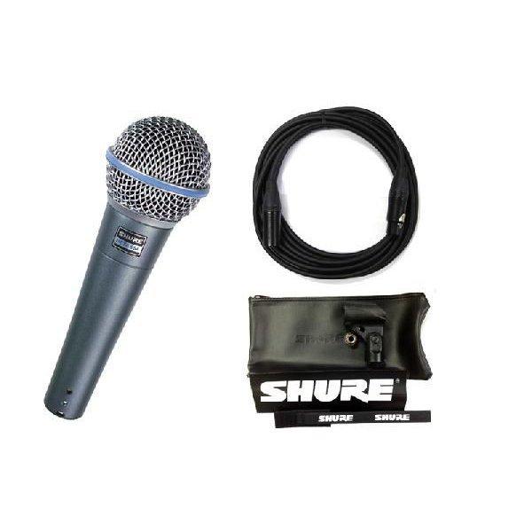 【SHURE】BETA 58A【ケーブル付き】 SHURE（シュア） [CANAREマイクケーブル付7点セット]SHURE BETA58A