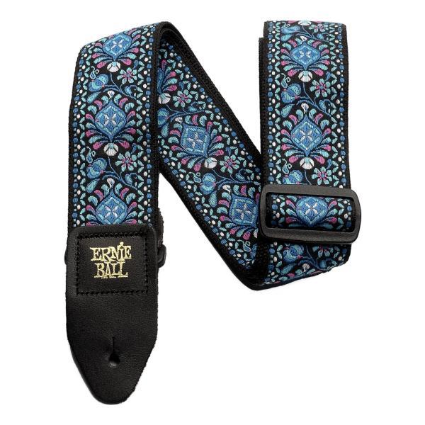 ERNIE BALL 4097 Indigo Orchid ジャカード織 ギターストラップ/メール便発送・代金引換不可
