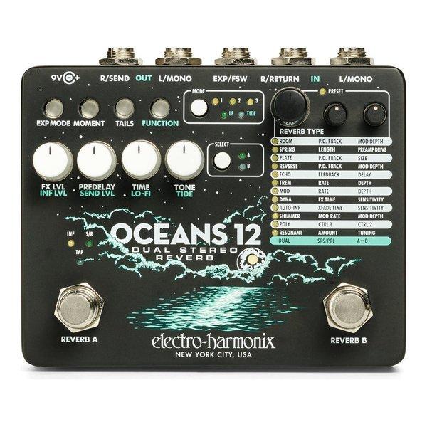 ELECTRO HARMONIX Oceans 12 Dual Stereo Reverb リバーブ/国内正規品