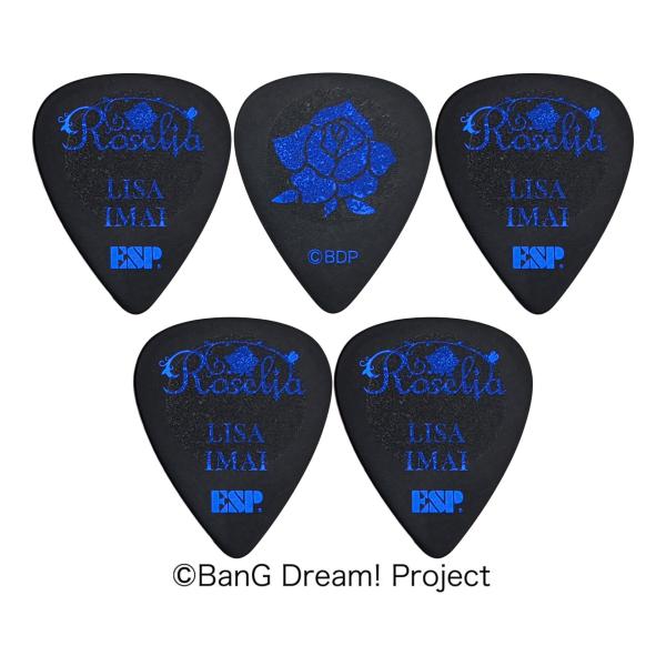 ESP PA-RS-10 Lisa/5枚セット 今井リサ バンドリ! ROSELIA ロゼリア ギター ピック/メール便発送・代金引換不可