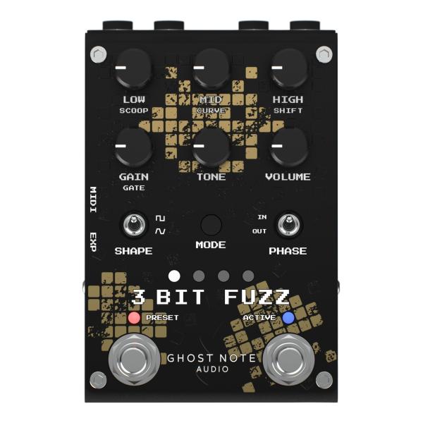 Ghost Note Audio 3bit Fuzz ゴーストノート オーディオ マルチバンド ビットクラッシャー ファズ
