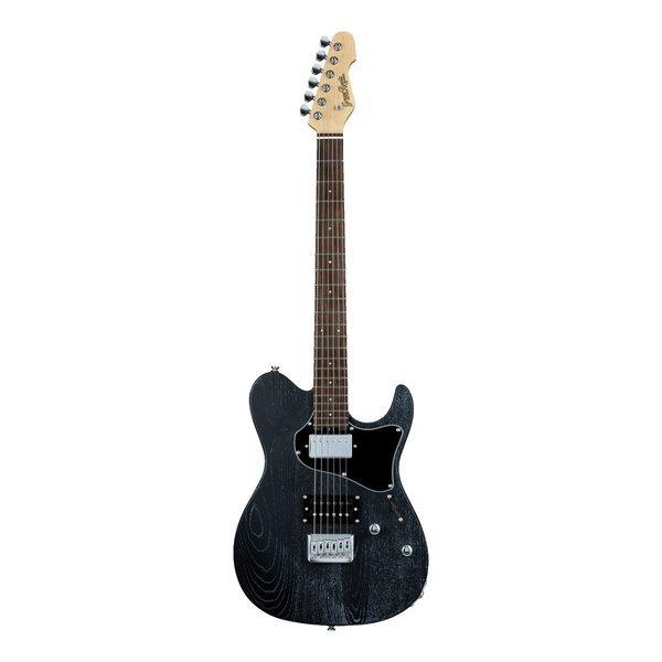 ESP GrassRoots G-THROBBER-DX See Thru Black in White エレキギター