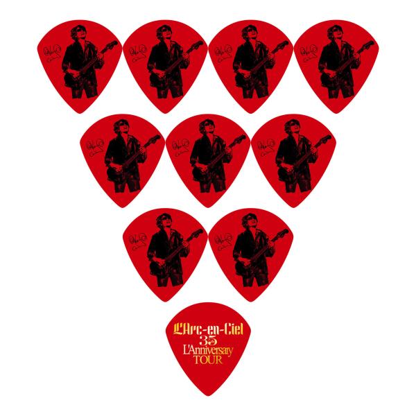 Ken 35th L’Anniversary TOUR Pick/10枚セット L’Arc〜en〜Ciel ラルク アン シエル Ken ピック/メール便発送・代金引換不可