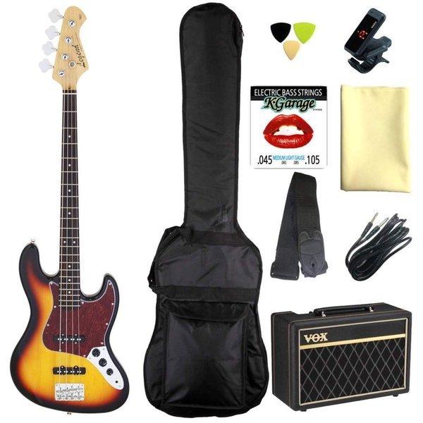 Legend LJB-Z TT 3TS(3 Tone Sunburst タートイズピックガード) 定番9点セット/VOXアンプ/代金引換不可