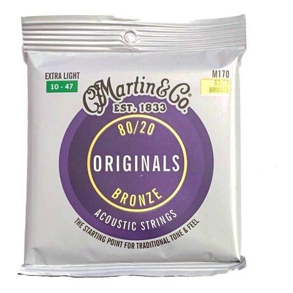 他サイト： MARTIN M170×1 [10-47] ACOUSTIC/Extra Light アコースティックギター弦/メール便発送・代金引換不可の商品画像