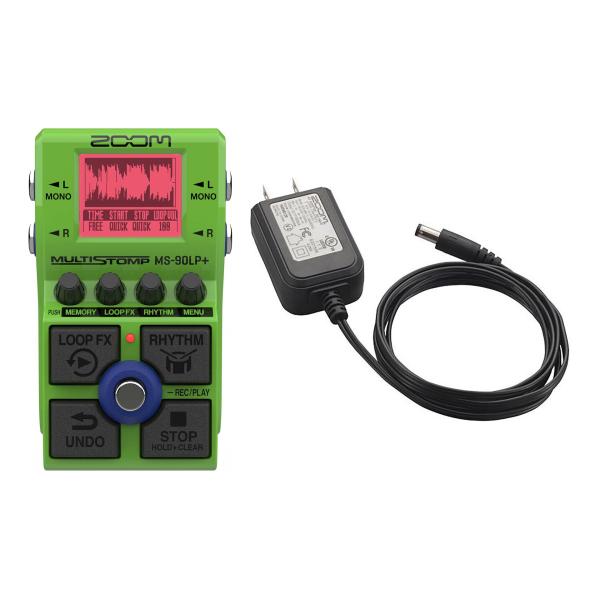 ZOOM MS-90LP+MULTISTOMP　 　　　　専用アダプター付き✨️ ズーム（zoom） ZOOM MS-90LP+(純正ACアダプター/AD-16付) MultiStomp