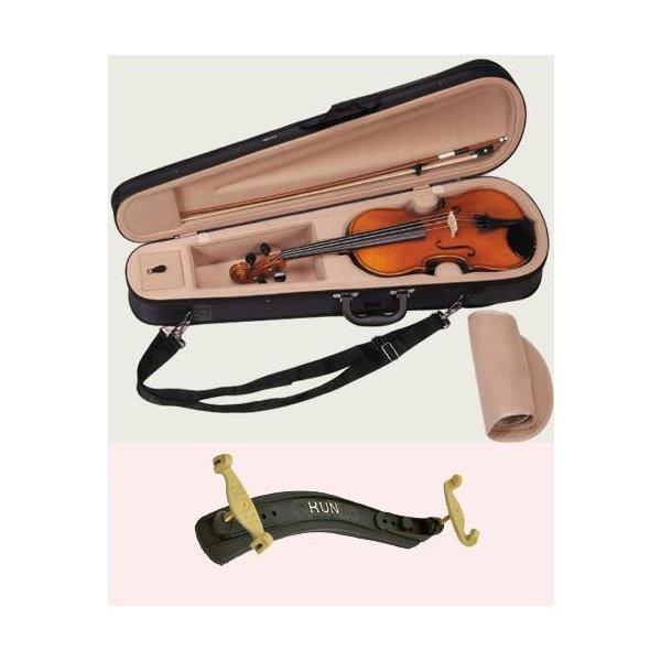 【肩当てKUN、スズキ弓、スズキケース付】 1/4　スズキバイオリン 230番 KUN肩当付6点セット]SUZUKI VIOLIN No.230(サイズ:4/4 3/4 1/2 1