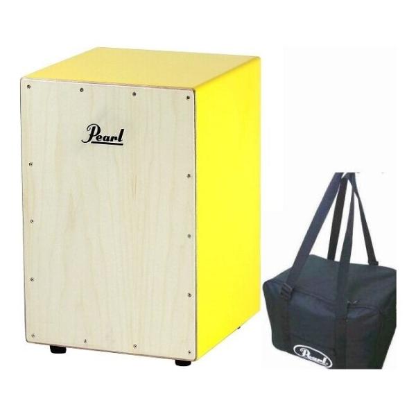 Pearl PCJ-CVC SC カホン パール　イエロー　ケース付き　打楽器 aikyokugakki_pearl-pcjcvcscye-01