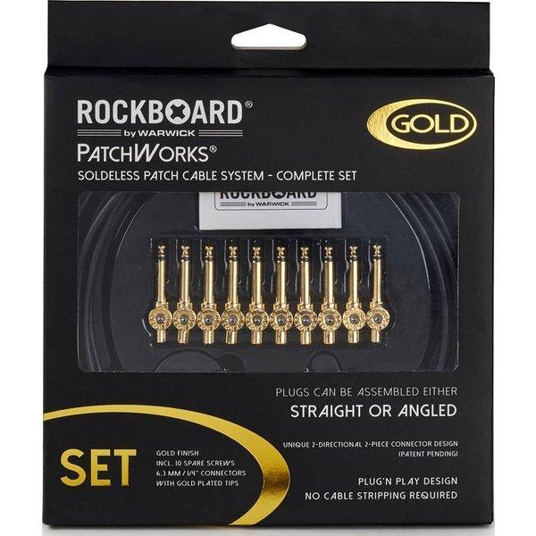 ROCKBOARD by WARWICK PatchWorks Set Gold 自作パッチケーブルキット