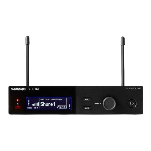SHURE SLXD4+J=-JB デジタルワイヤレス受信機 SLXD4+