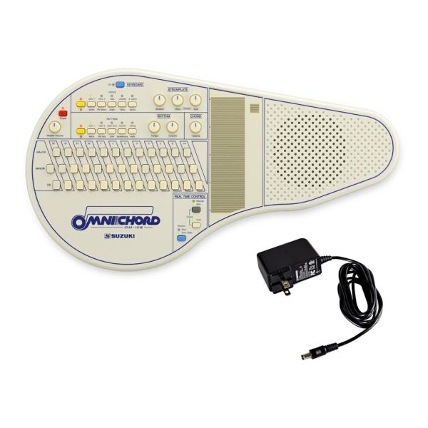 SUZUKI OM-108/純正アダプター/AD1-1210A付 オムニコード OMNICHORD オートハープをフィーチャーした電子楽器