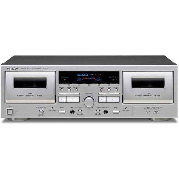 TEAC W-1200(s)  ダブルカセットデッキ Amazon | TEAC ダブルカセットデッキ W-1200(S) | ティアック