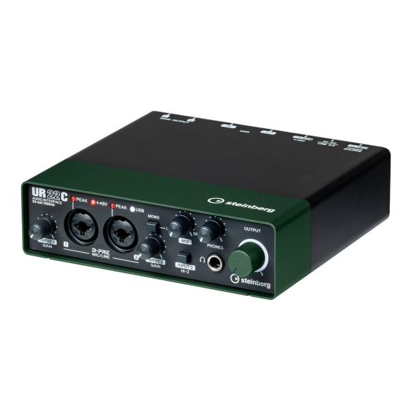 他サイト： Steinberg UR22C GN/グリーン＆ブラック 2X2 USB3.0 AUDIO INTERFACE オーディオインターフェース スタインバーグの商品画像