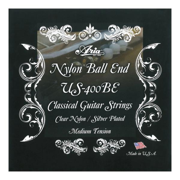 他サイト： [クラシック弦×1セット]ARIA US-400BE×1セット ボールエンド仕様 ミディアムテンション クラシックギター弦/メール便発送・代金引換不可の商品画像