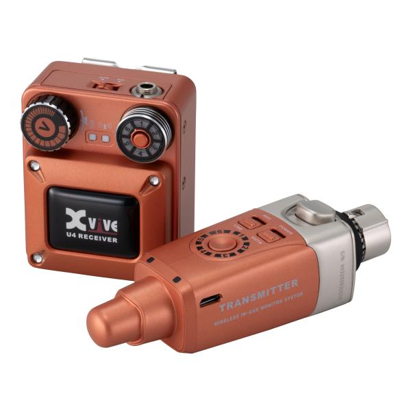 Xvive XV-U4/OR オレンジ エックスバイブ インイヤーモニター デジタルワイヤレス・システム イヤモニ/限定カラー