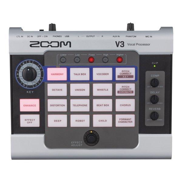 ZOOM V3 デスクトップとライブステージの両方で使えるボーカルプロセッサ