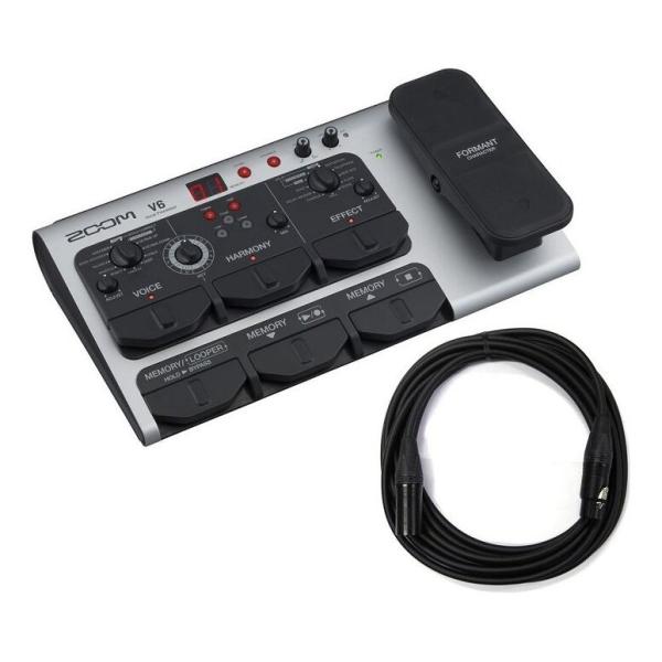 ZOOM V6-SP(CANAREマイクケーブル付) プロ仕様ボーカルマルチエフェクトペダル