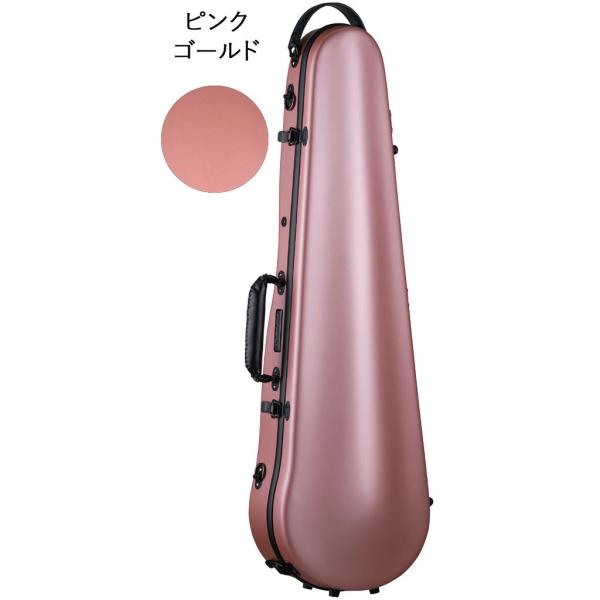 カーボンマック バイオリンケース　CFV-2S 4/4サイズ　　全長78cm Carbon Mac CFV-2S S-PKG (ピンクゴールド) バイオリン ケース