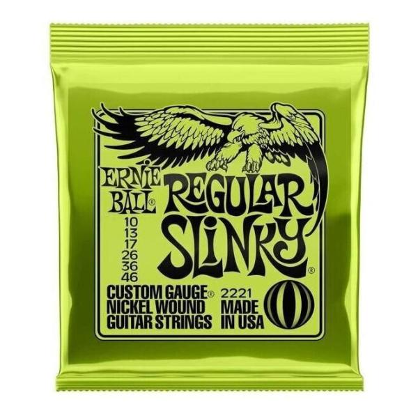 [エレキ弦×1セット] ERNIE BALL 2221 ×1 REGULAR SLINKY[10-46] アーニーボール 定番エレキギター弦 レギュラースリンキー